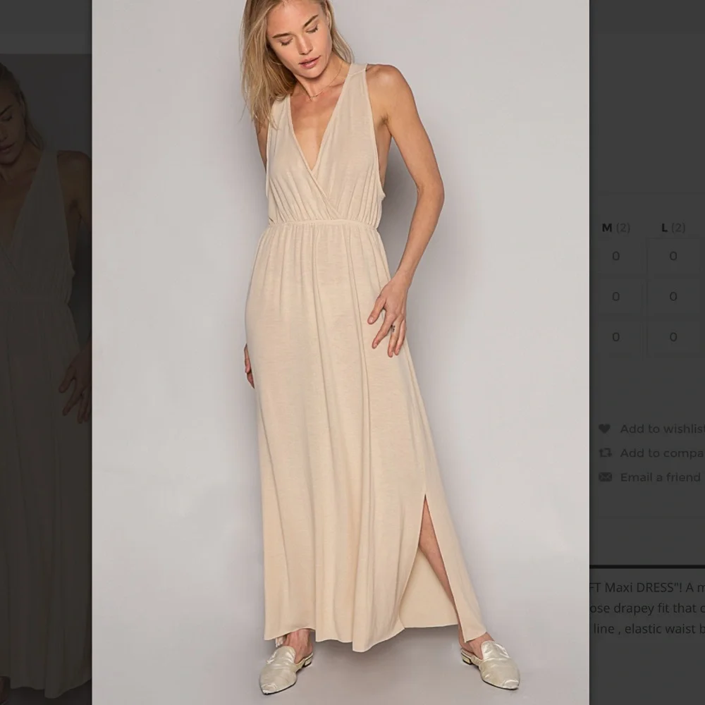 POL “ South Padre 3 “ POL Never Better Felt Soft Fabric Maxi Dress 10_3